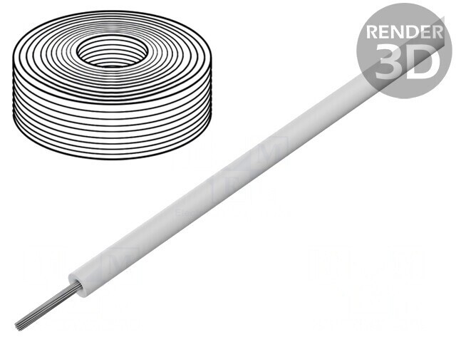 Cablu silicon alb 3m 10AWG elastic