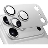 Folie Camera pentru IPhone 17 Pro Max, protectie metalica, Silver