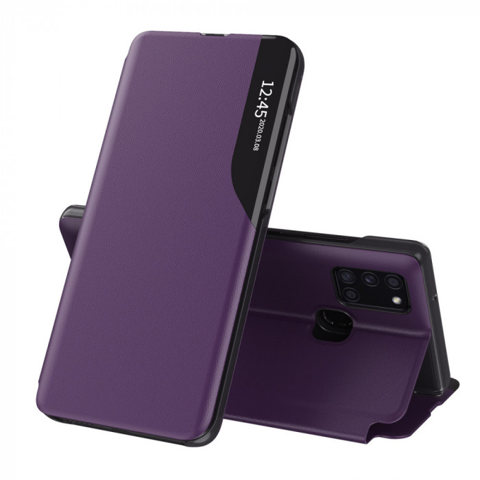 Husa pentru Samsung Galaxy A21s, Techsuit eFold Series, Purple