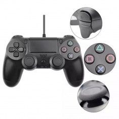 Controller cu fir Double Motor Vibration, pentru consola PS4 foto