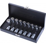 Topmaster 330151 - Set capete chei tubulare 10-70 mm patrat 1/2 inch 16 bucati