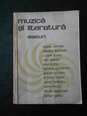 EMIL MANU - MUZICA SI LITERATURA. ESEURI. ARGHEZI, BACOVIA, BLAGA, BOTTA ... foto