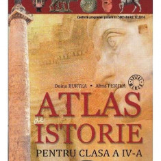 Atlas de istorie pentru clasa a IV-a - Paperback brosat - Alina Perțea, Doina Burtea - Aramis