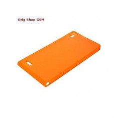 Husa Capac TPU Huawei Ascend P6 Orange Blister