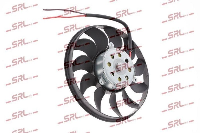 Ventilator radiator fara suport Audi A4 04, A4 07, A6 04, A6/A6 Allroad 12, motor: 1.6, 1.8 T, 1.9 TDI, 2.0, 2.0 FSI, SRLine, 4F0959455A; 8E0959455B