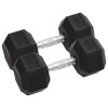 VidaXL Gantere, 2 buc., 30 kg, total fontă
