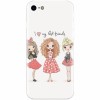 Husa silicon pentru Apple Iphone 6 Plus, I Love My Best Friends