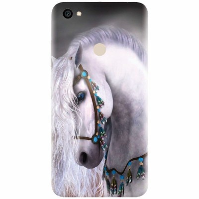 Husa silicon pentru Xiaomi Redmi Note 5A, White Horse foto