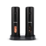 Set 2 r&acirc;șnițe electrice Huslog HUS1035, 110 ml, USB-C, LED, negru