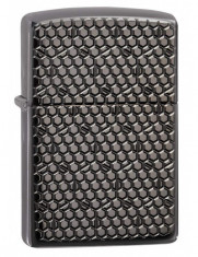 Bricheta Zippo 49021 Armor, Deep Carved Hexagon Design foto