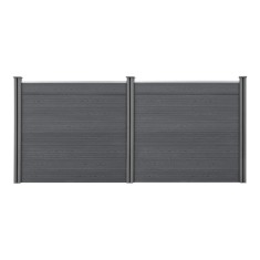 [neu.holz]? Gard Toscana, 165 x 314 cm, WPC, gri HausGarden Leisure foto