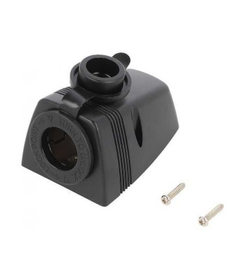 Adaptor aplicat 1x soclu bricheta auto negru SCI A13-142HS foto