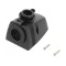 Adaptor aplicat 1x soclu bricheta auto negru SCI A13-142HS