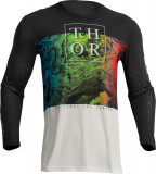 Tricou motocross/enduro Thor Prime Melter, culoare negru/alb, marime S Cod Produs: MX_NEW 29107042PE