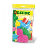 Set placi mici pentru margele de calcat Beedz - 5 bucati set,+5 ani, SES Creative
