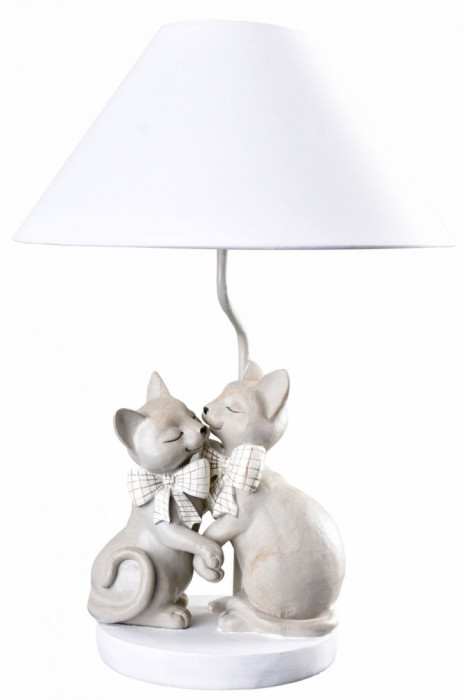 Lampa de masa cu doua pisicute CW613