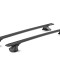 Bare transversale Green Valley Rapido Vento Premium Black Aluminiu pentru MAZDA 2 Hatchback 2007-2015, cu prindere in puncte fixe