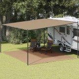 vidaXL Covor pentru cort, gri taupe, 400x500 cm 310752