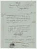 1845 document prefilatelic Valahia stampila negativa rara transport cu atelaje