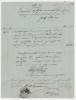 1845 document prefilatelic Muntenia Valahia cu stampila negativa rara transport cu atelaje