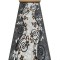 Traversa Festonata Surfilata, Model Print Seoul, Tesatura Plata, Latime 0.6m, Marime 60 x 300 cm, Gri, Antialergic, Polipropilena, Living, Dormitor, C