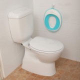 Reductor WC Copii Portabil Antiderapant Inel Prindere Albastru/Roz/Gri - Adaptor Toaleta Bebe Universal