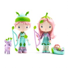 Set figurine Elfii Lily si Sylvestre Djeco