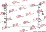 Radiator Opel Astra F 91-02, motor: 1.4, 1.6, 1.8, 2.0, 535x365x24, SRLine, Aluminiu/ Plastic brazat, 1300111; 1300132