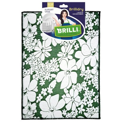 Suport din microfibra pentru uscarea vaselor Brilli, 32x43 cm, multicolor foto