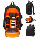 Rucsac Foto, VisionHub&reg;, Pentru Camere Profesionale DSLR - Mirrorless, Camera Sport, Drona, Suport Trepied, Husa impermeabila, 30cm x 45cm, Negru Port