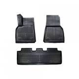 Covorase auto tip tavita PSN Tesla Model Y 2022-2024, cauciuc TPE negru, fata-spate, impermeabile, anti-alunecare, dedicate