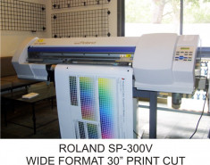 Imprimanta cutter-plotter Roland SP-300V foto