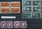 1946 , 1948 , 1951 , Lp 444 b , Lp 193 b , Lp 227 a , Lp 281 a , PERECHI TETE-BECHE - MNH , MLH , STAMPILAT