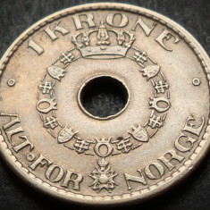 Moneda istorica 1 KRONE / COROANA - NORVEGIA, anul 1940 *cod 4642 - excelenta