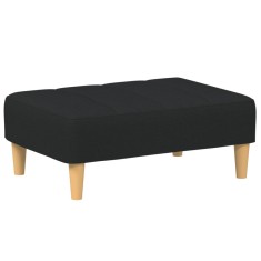 Taburet, negru, 77x55x31 cm, material textil foto