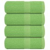 VidaXL Prosoape pentru oaspeți 4 buc Verde măr 360 g/m&sup2; 100% bumbac 137020