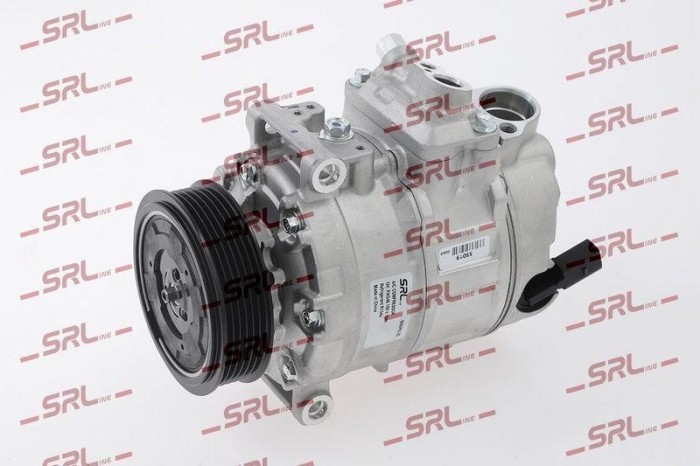 Compresor AC nou Vw Amarok 10-, Transporter T5 03-16, motor: 2.0 BiTDI, 2.0 TDI, tip Denso: 6SEU14C, Diam. fulie (mm) 100, SRLine, 7E0820803J