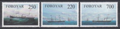 Feroe 1983 - Primele nave cu aburi DFDS. MNH foto
