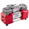 Compresor Auto Raider RD-AC14, 70L/min, 12V, 300W, Metalic, Manometru, Accesorii Incluse - Umflare Rapida Anvelope, Mingi, Biciclete