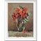 Tablou pictat manual inramat, Maci imperiali, 45x35cm ulei pe panza in cutit efect 3D, Geo Ungureanu