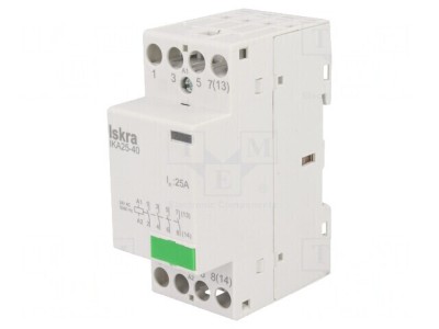Contactor 4-polar 25A 24VAC NO x4 foto