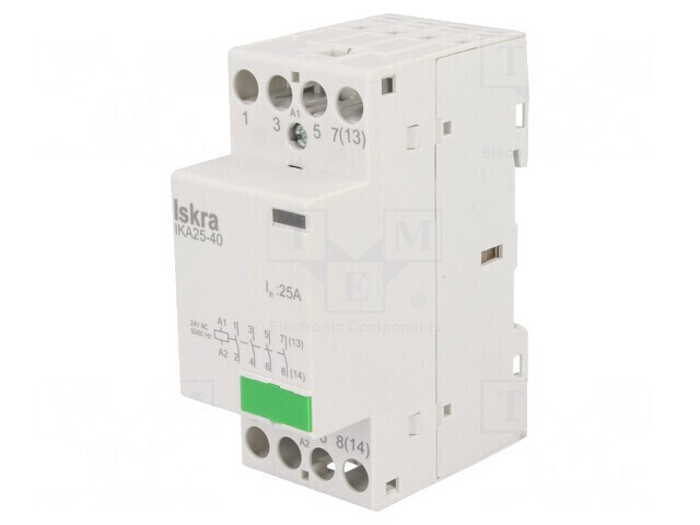 Contactor 4-polar 25A 24VAC NO x4