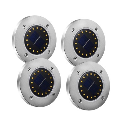 Set 4 lampi solare gradina 16 LED foto