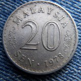 2L - 20 Sen 1978 Malaysia / Malaezia