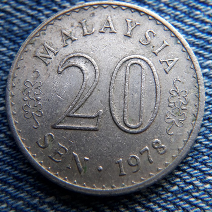 2L - 20 Sen 1978 Malaysia / Malaezia