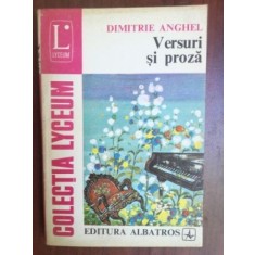 Versuri si proza- Dimitrie Anghel