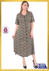 Rochie Clasica cu Nasturi si Cordon Cod 0025 - 50Marimea foto
