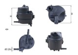 Filtru combustibil KNECHT KL777D, Mahle