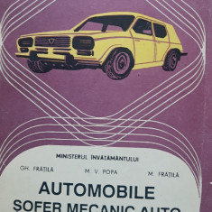 AUTOMOBILE ȘOFER MECANIC AUTO - GH. FRATILA