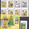 Caicos 1983 Disney Craciun MI 22-30 + bl. 2 MNH